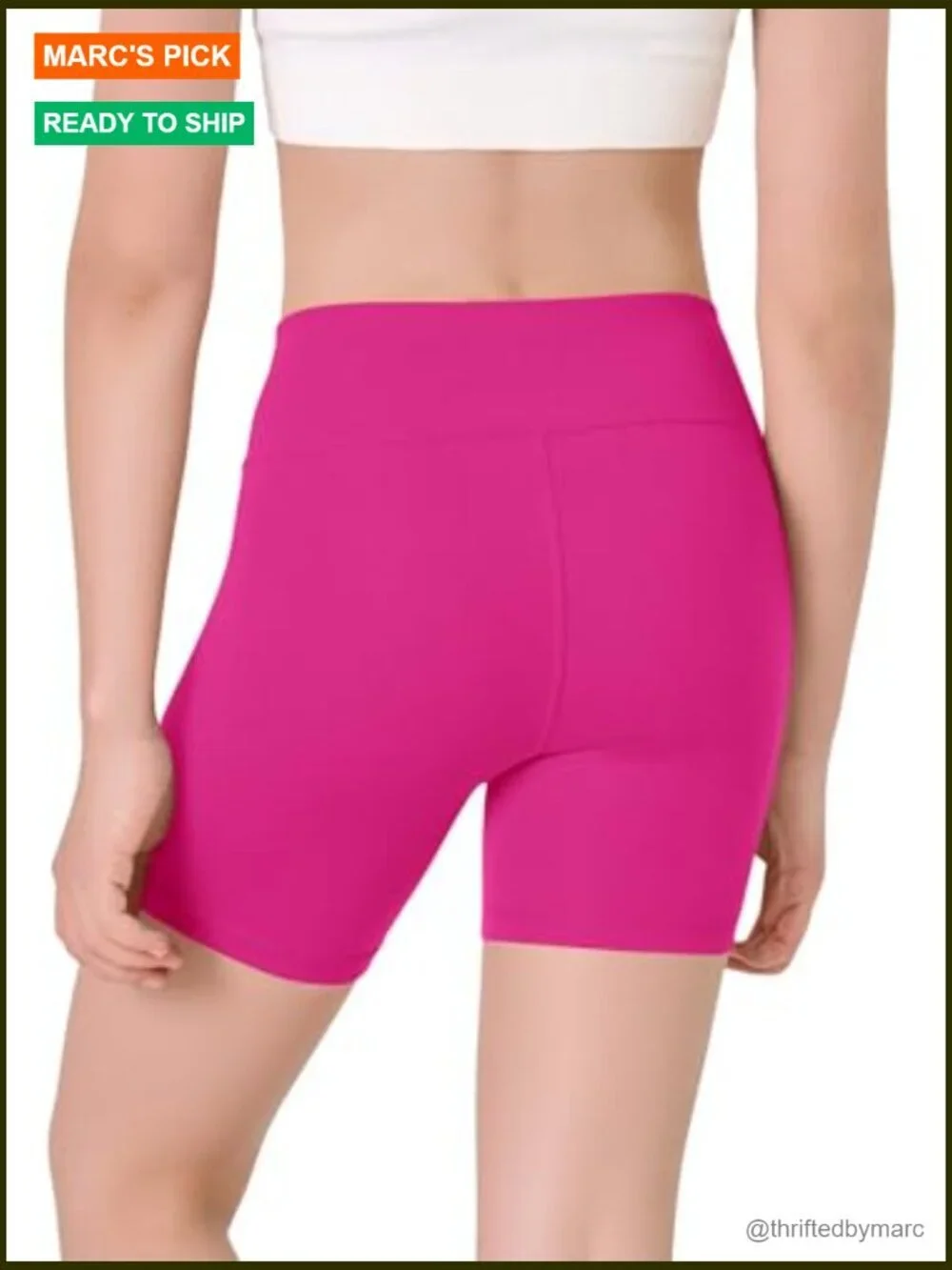 Kids High Waisted Athletic Workout Bike Shorts Compression Sport Dance Yoga